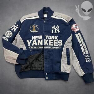 New York Yankees Medium Genuine Merchandise G3 27 World Series Varsity Jacket